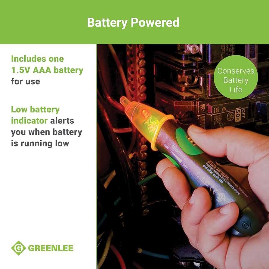 greenlee gt 12 voltage detector instruction manual