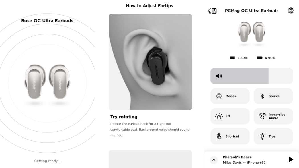 bose quietcomfort earbuds instruction manual