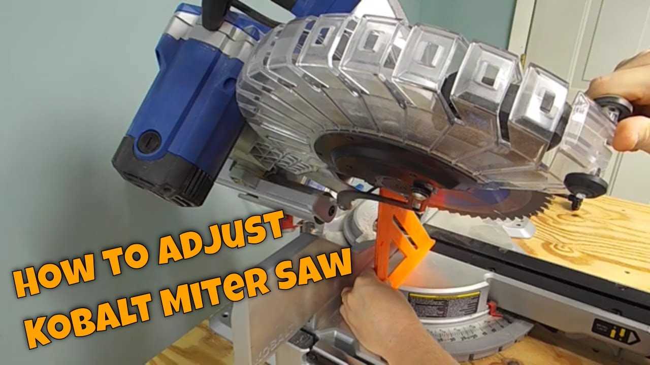 kobalt miter saw instruction manual