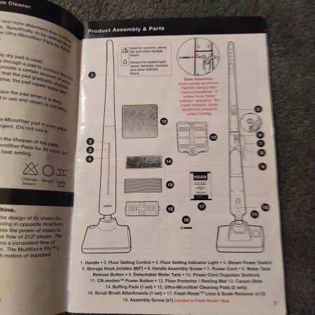 haan floor steamer instruction manual