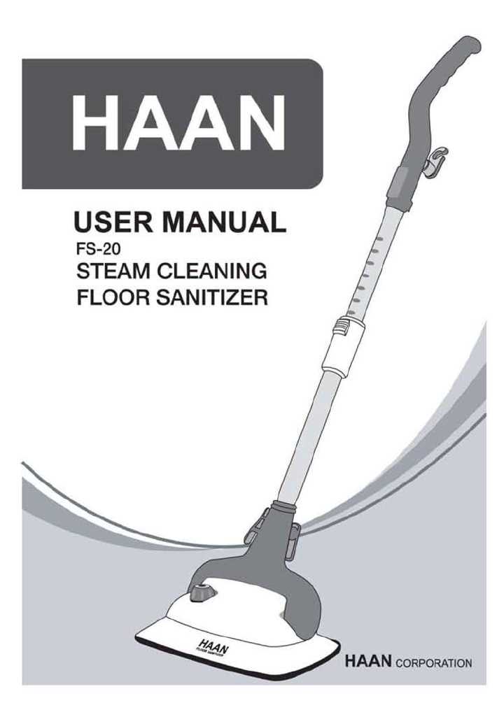 haan floor steamer instruction manual