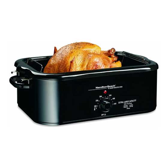 hamilton beach 22 quart roaster oven instruction manual