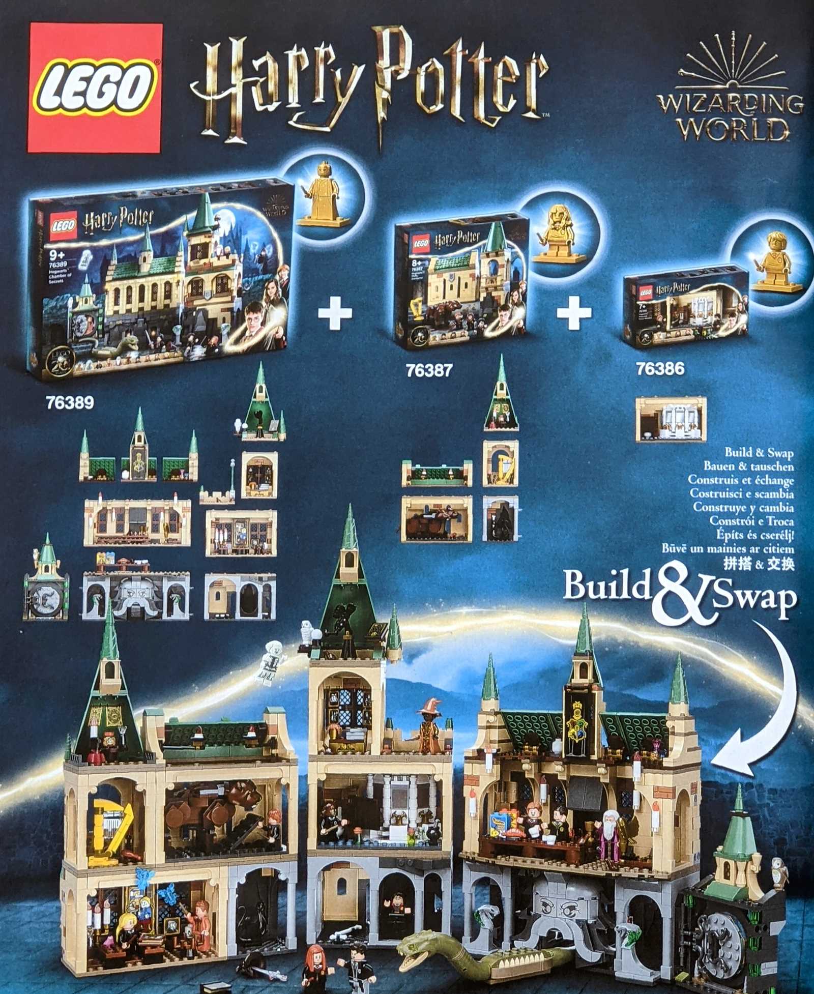 harry potter lego instruction manuals