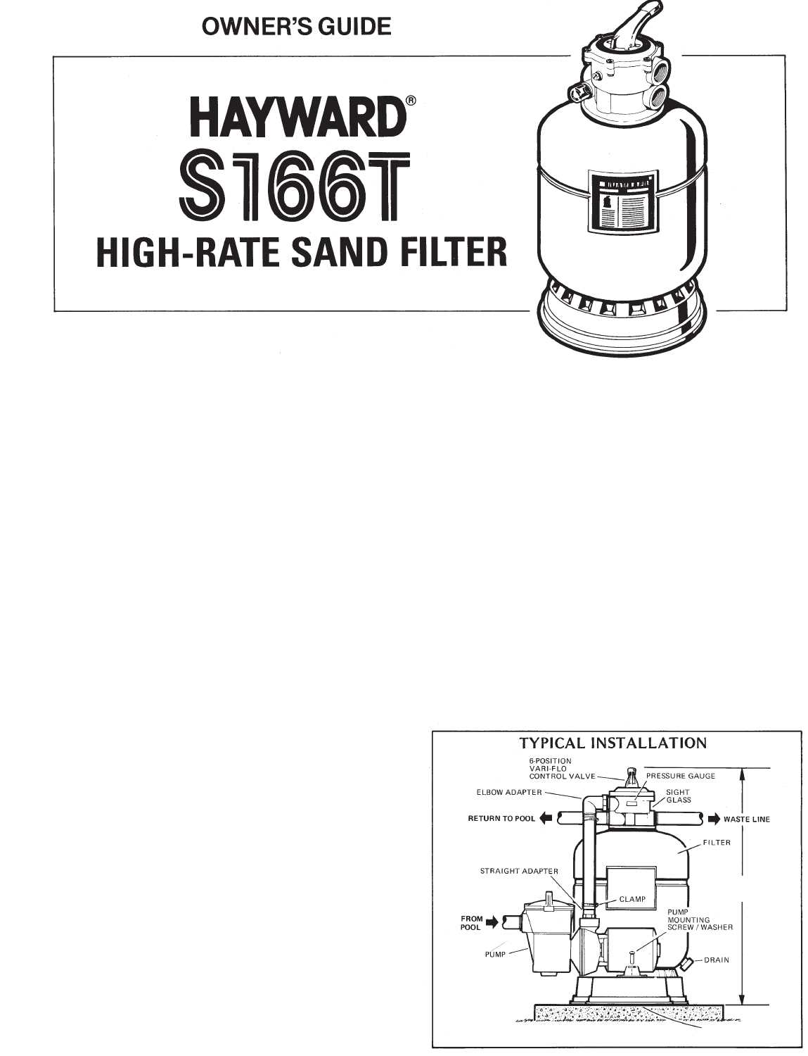 hayward pool heater instruction manual