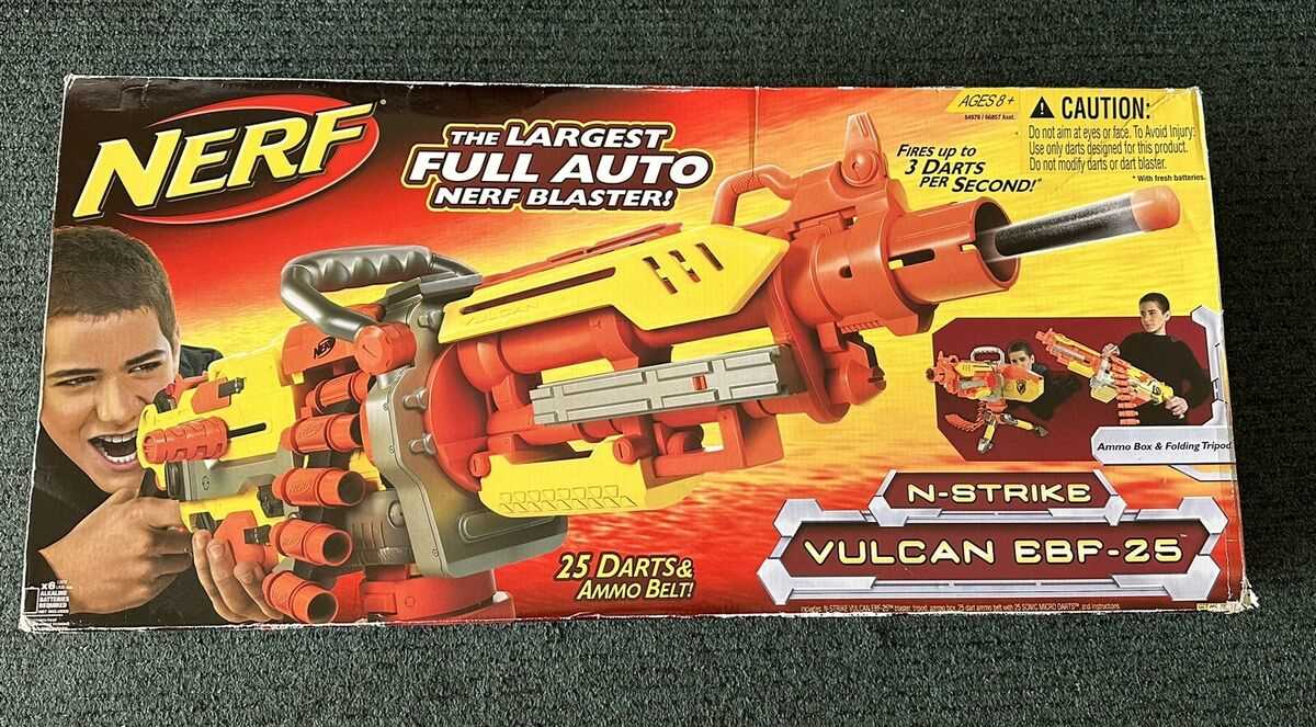 nerf vulcan ebf 25 instruction manual