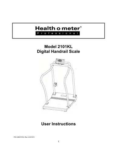 health o meter instruction manual