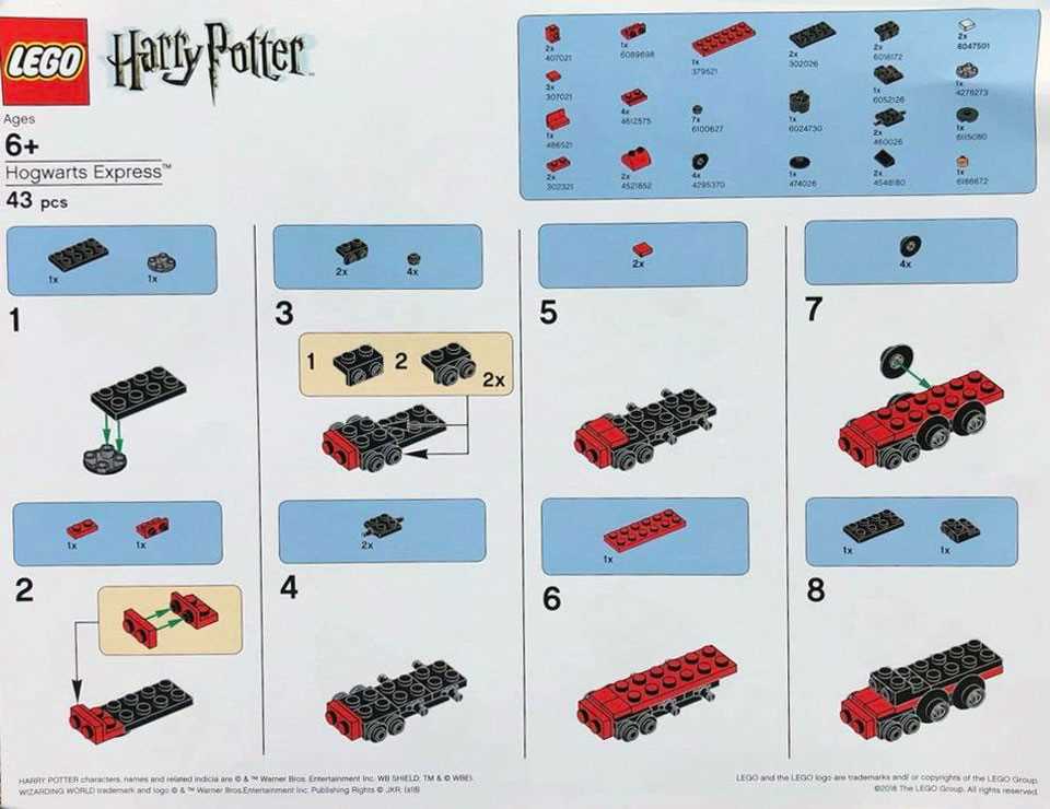 lego harry potter instruction manual