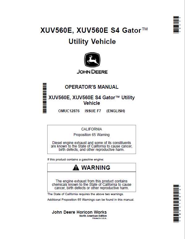 john deere gator instruction manual