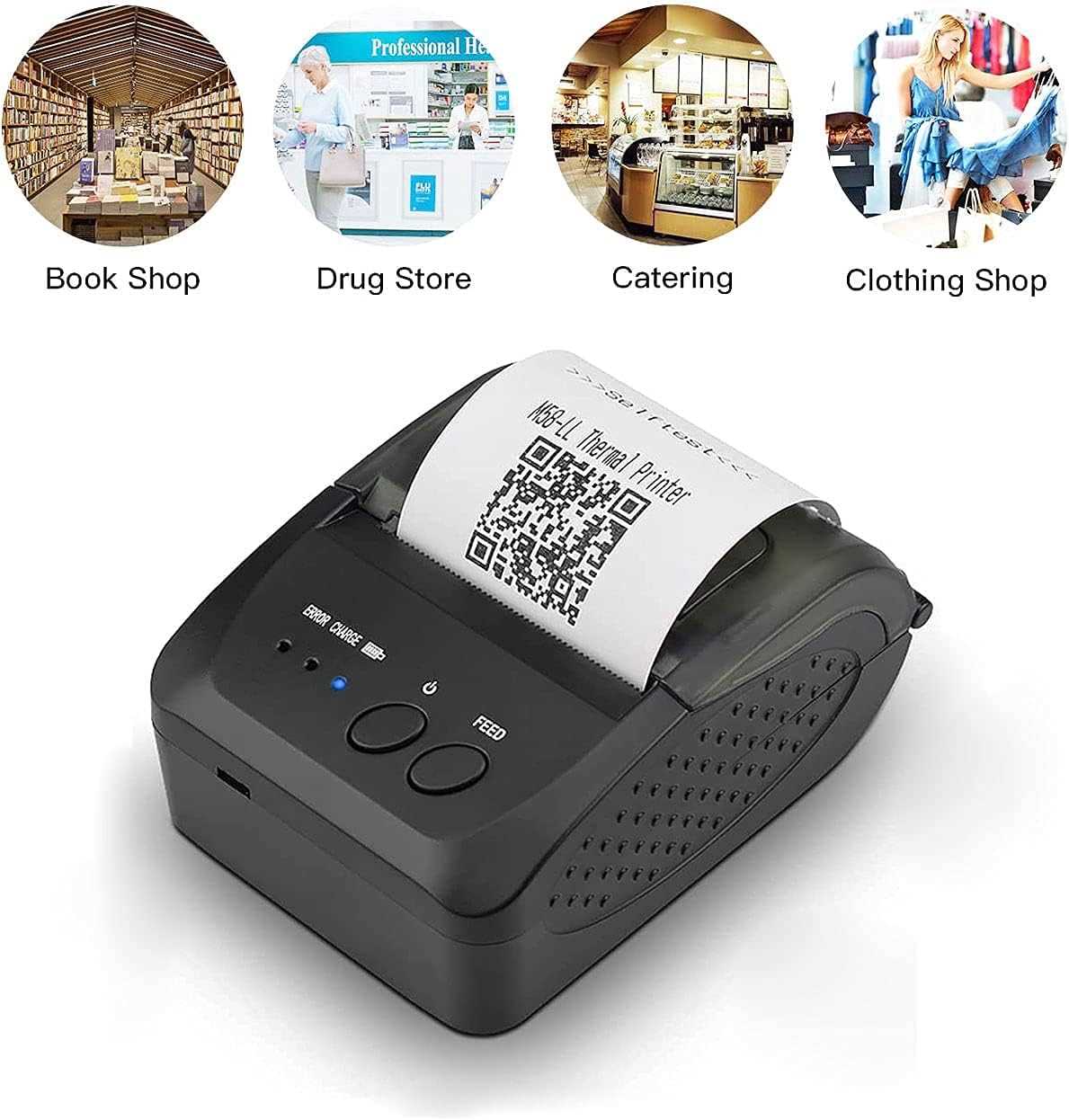 58mm portable mini thermal printer instruction manual