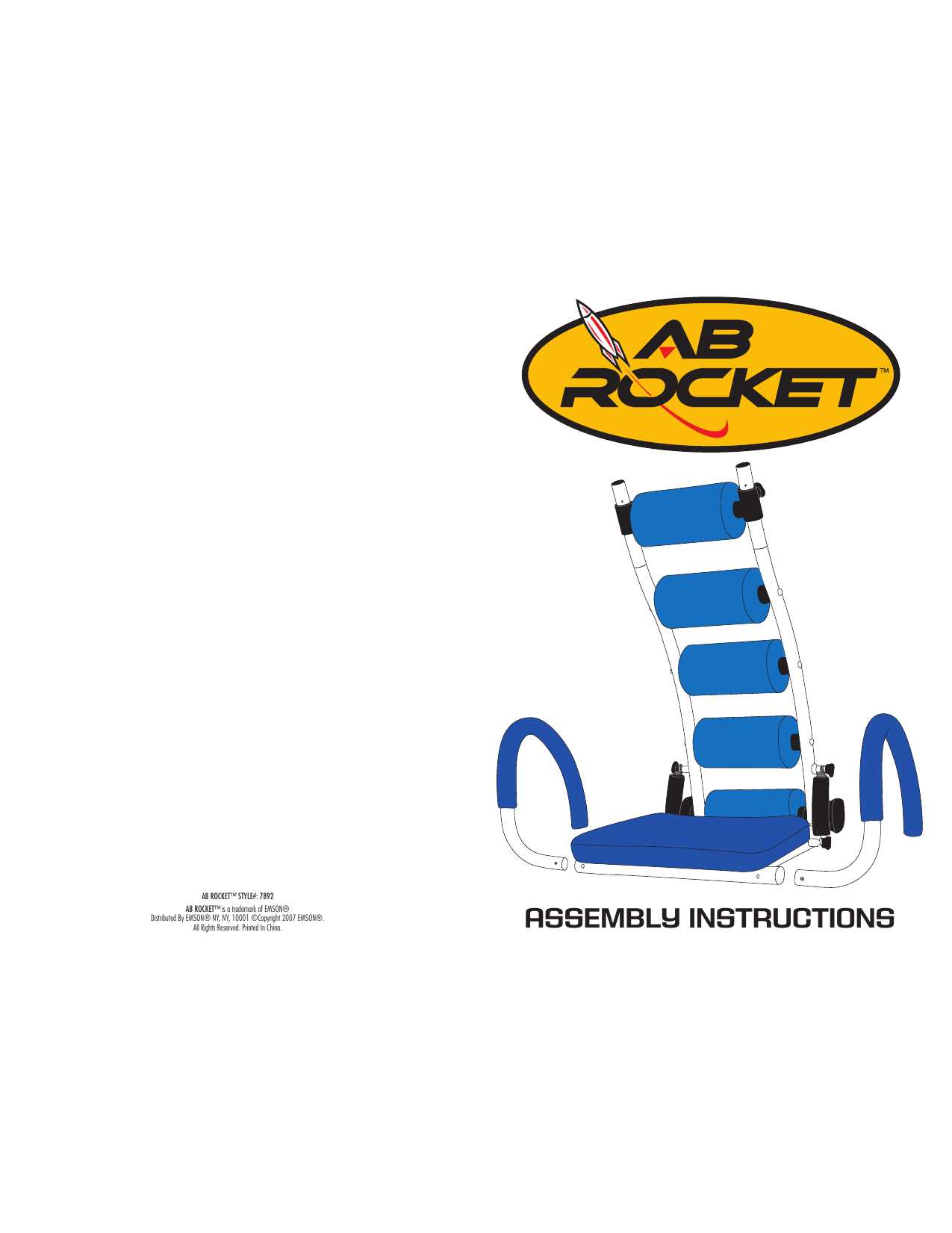 ab rocket instruction manual