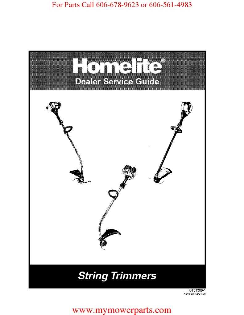 homelite weed eater instruction manual