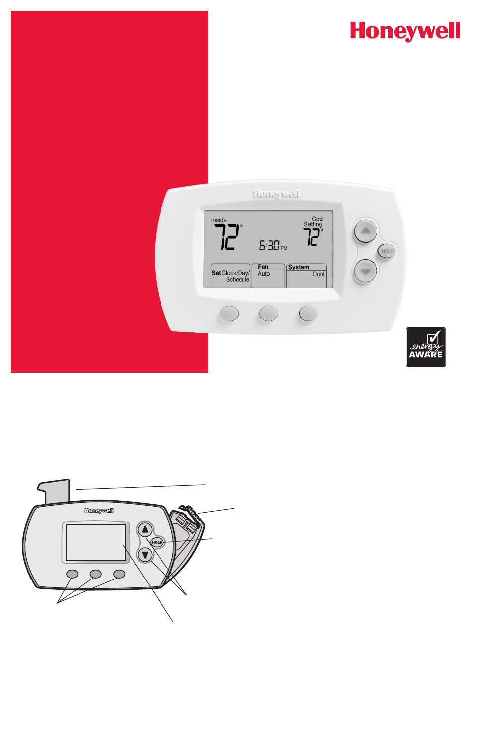 honeywell thermostat rth2310b instruction manual