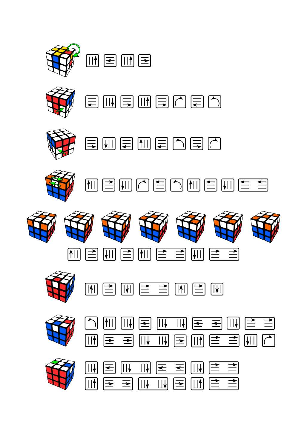 how to solve a rubiks cube instruction manual