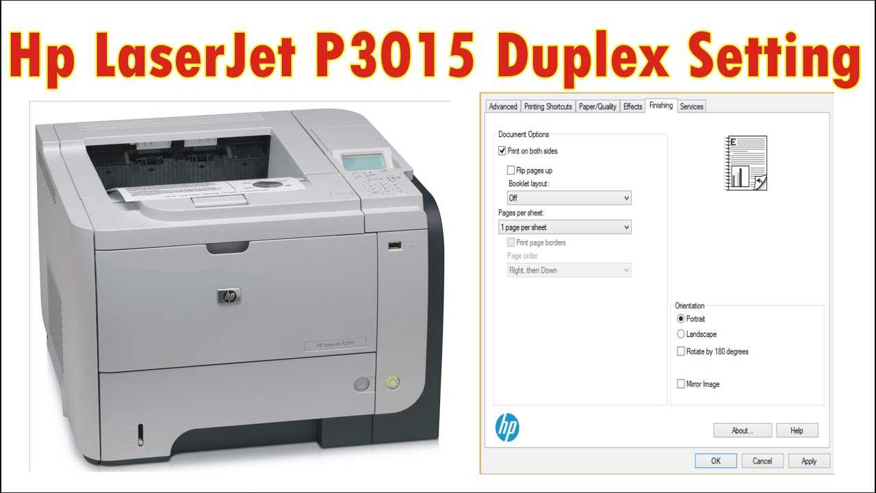 hp laserjet p3015 instruction manual