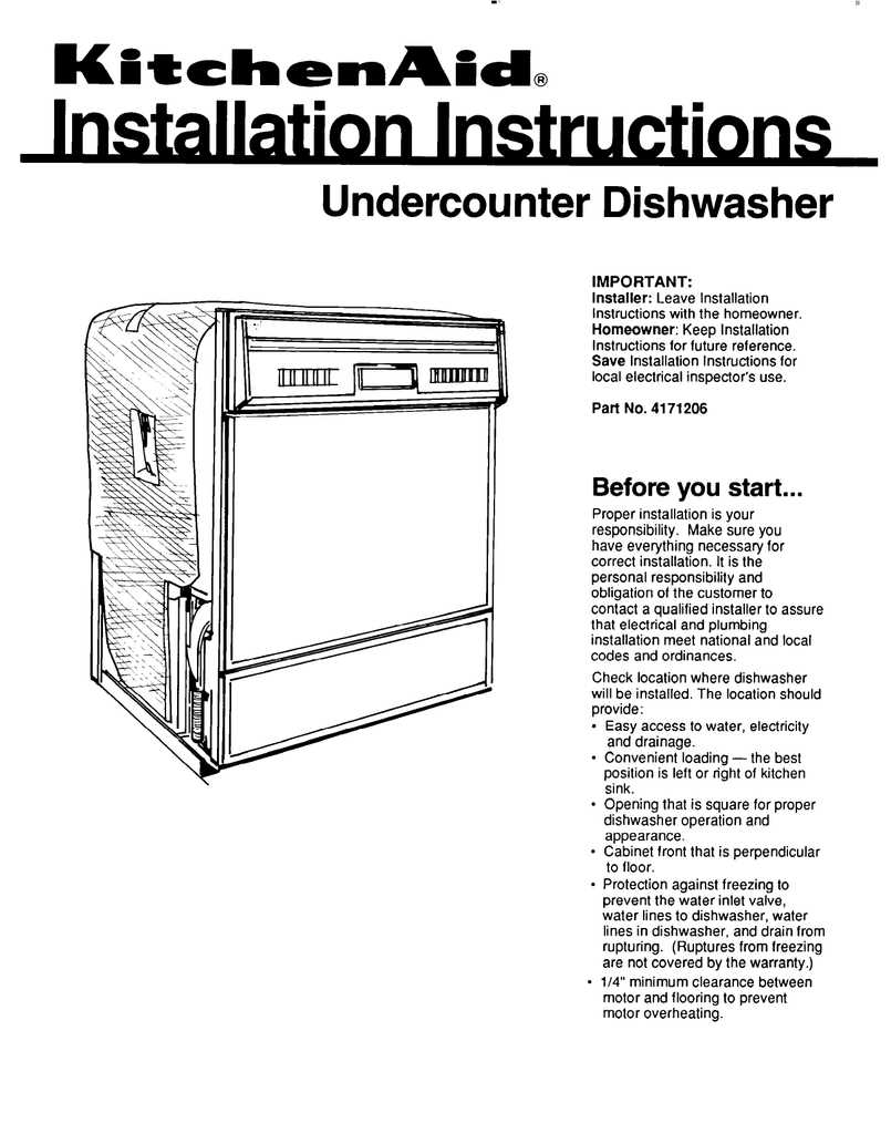 kitchen aid instruction manual