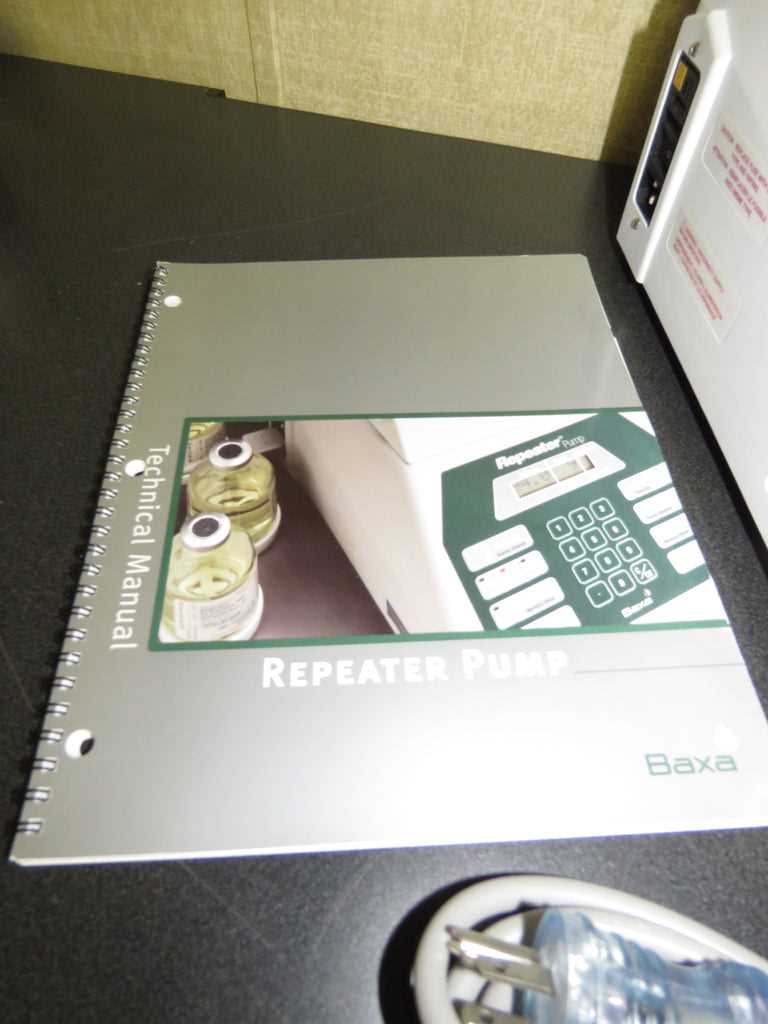 baxa repeater pump instruction manual