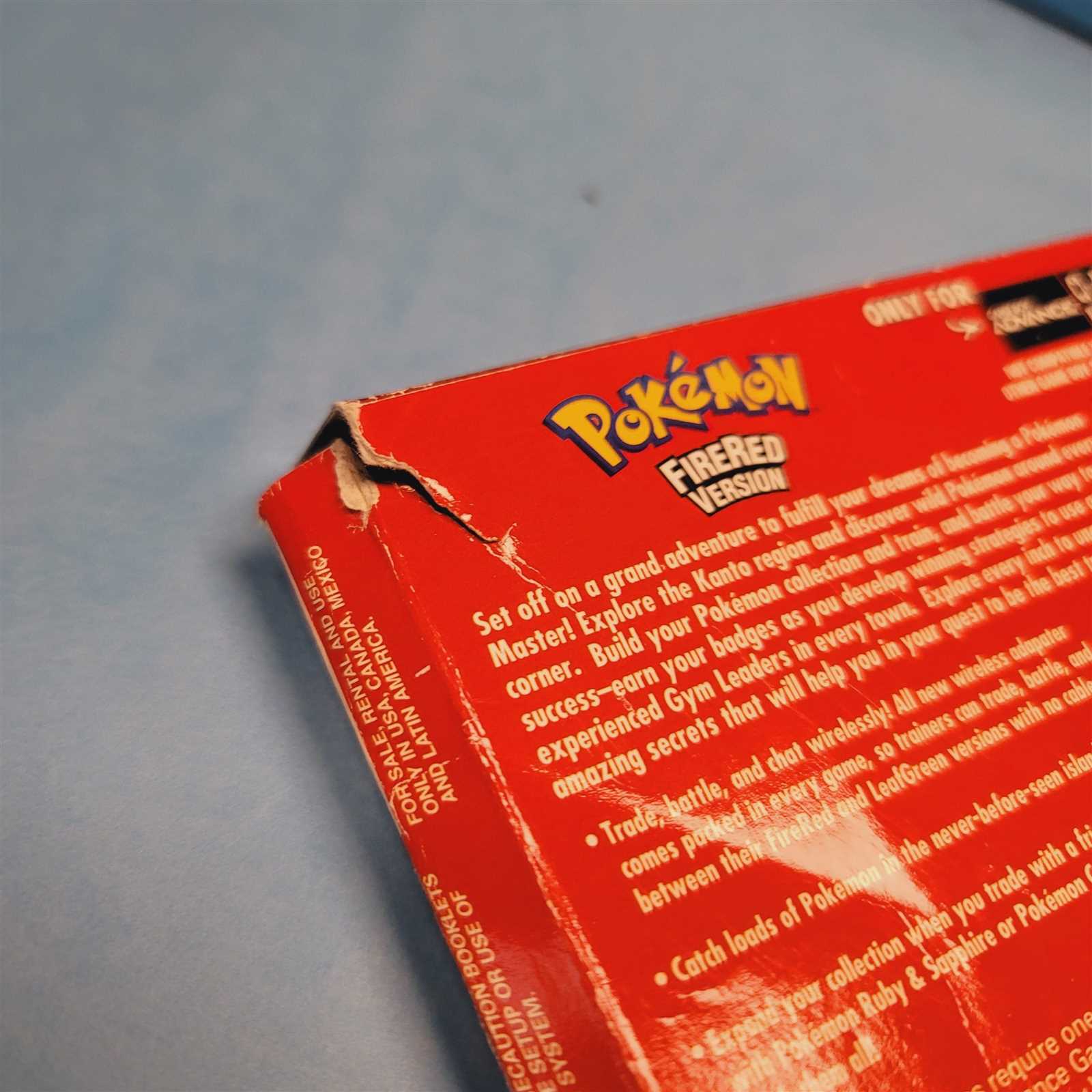 pokemon fire red instruction manual