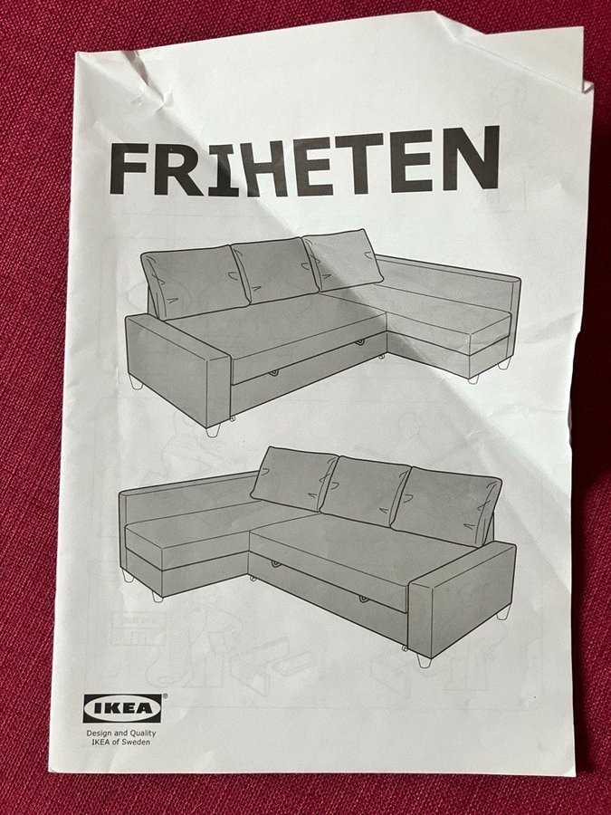 ikea friheten instruction manual