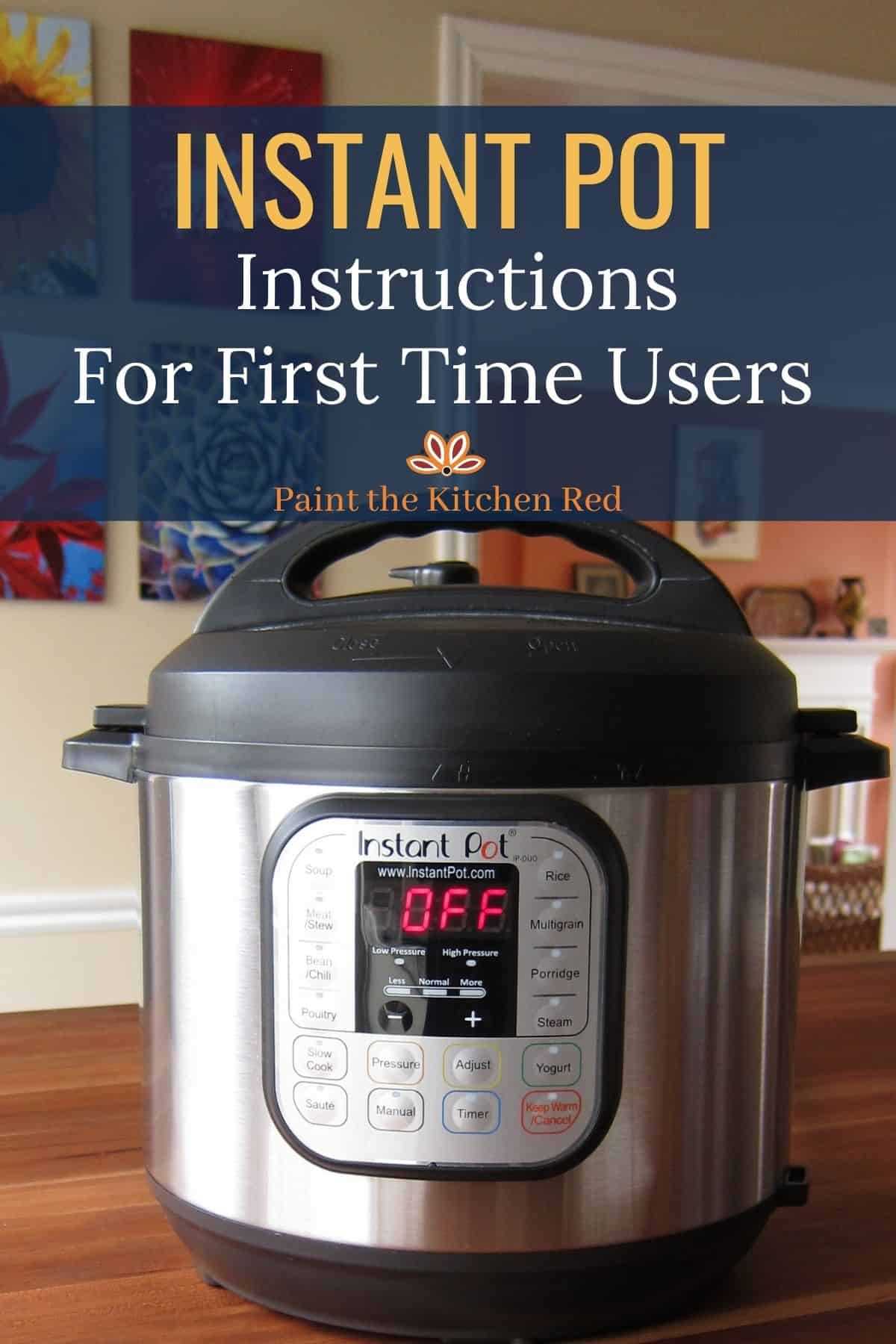 instant pot duo instruction manual