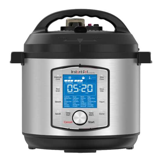 instant pot duo nova instruction manual