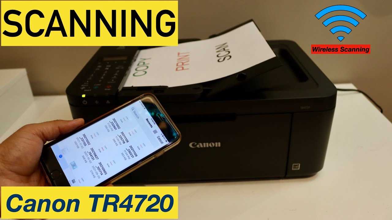 instruction manual for canon tr4720 printer