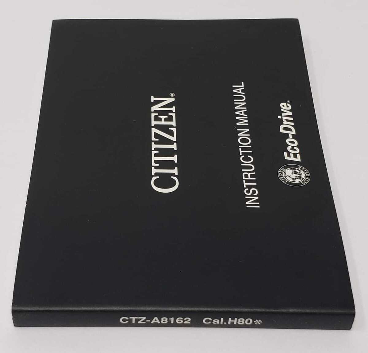 instruction manual for citizen watch