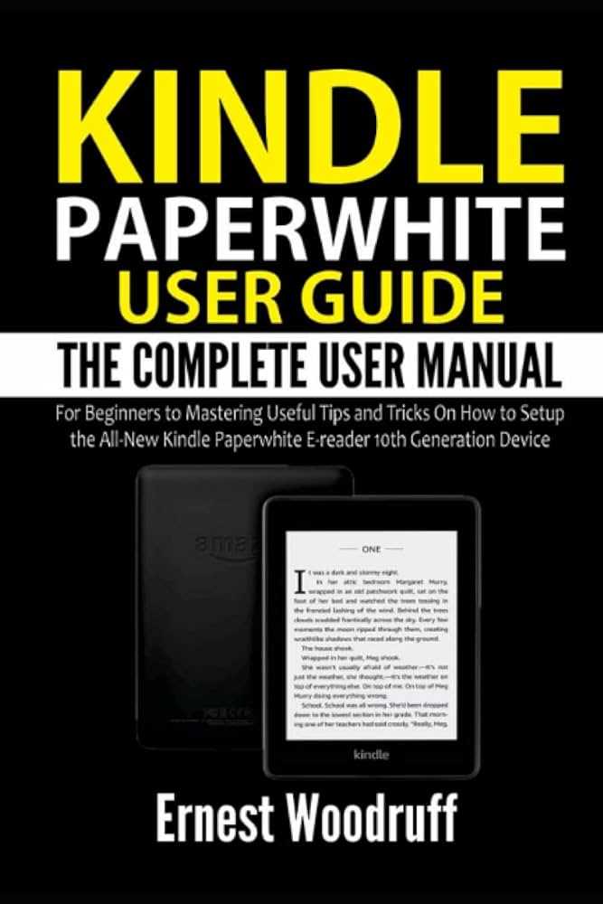 instruction manual for kindle paperwhite