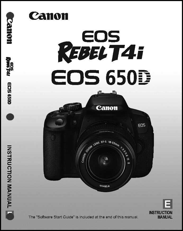 canon t4i instruction manual