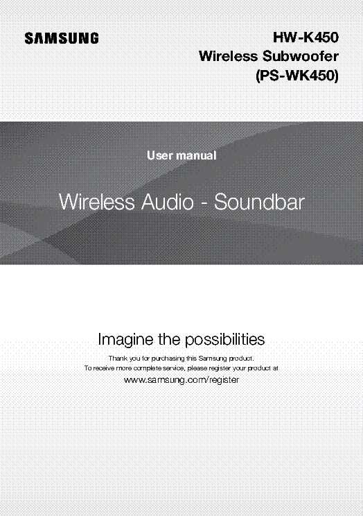 samsung soundbar instructions manual