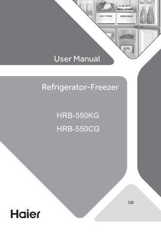 haier fridge freezer instruction manual