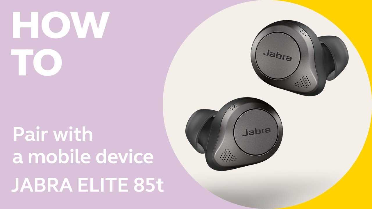 jabra elite 85t instruction manual