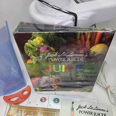 jack lalanne power juicer instruction manual