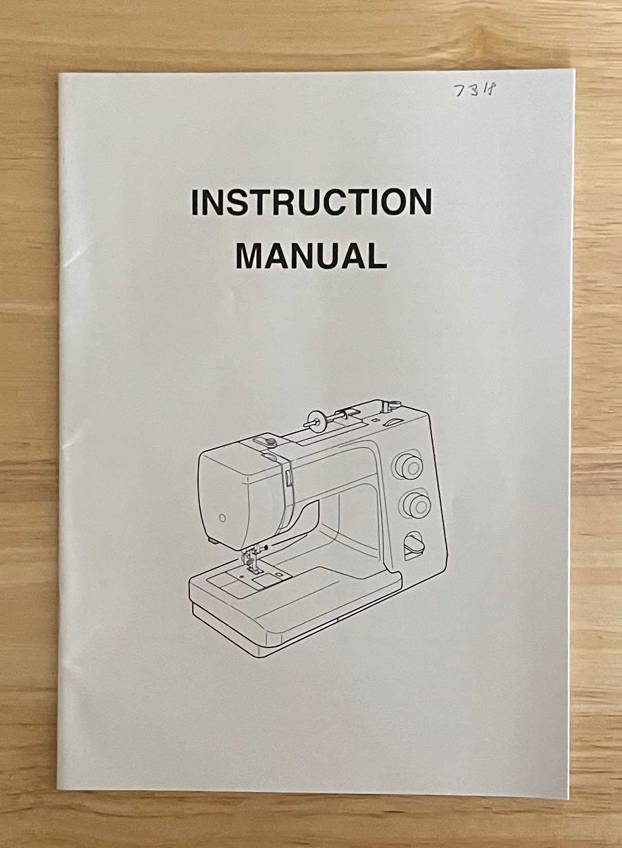 janome 8077 instruction manual