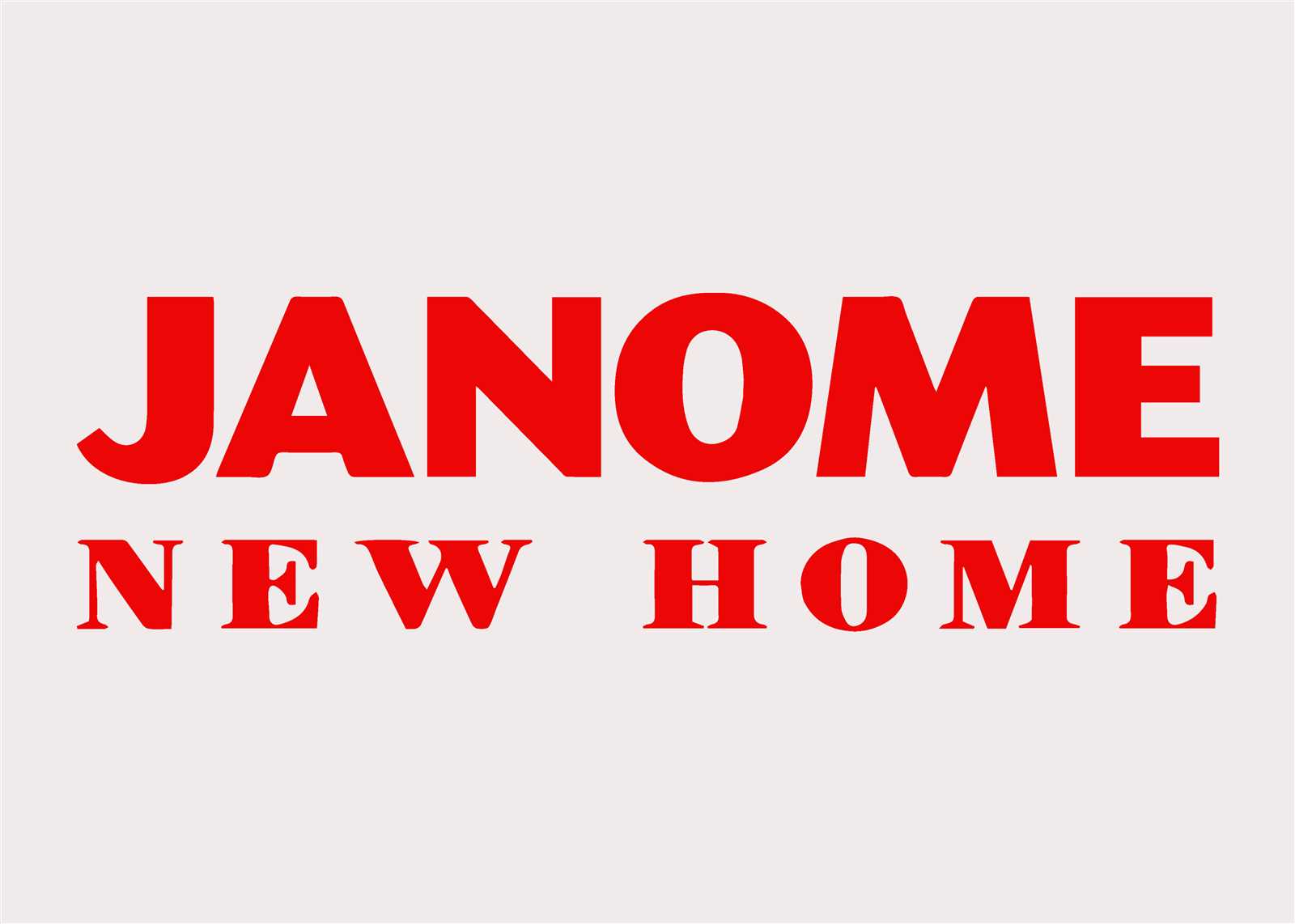 janome new home instruction manual