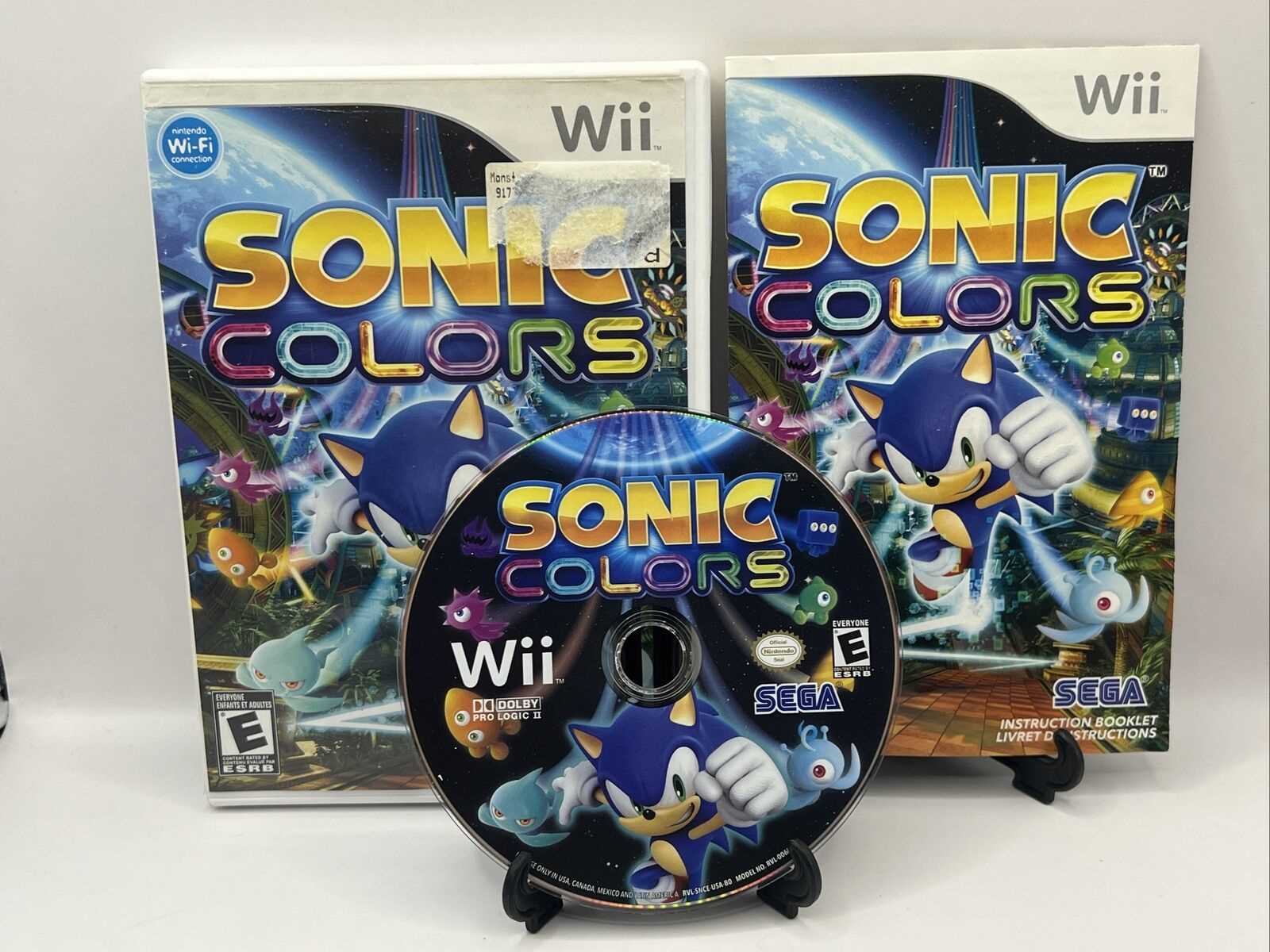 sonic colors instruction manual wii