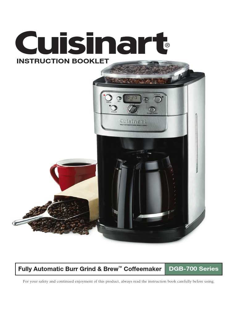 cuisinart automatic grind and brew instruction manual