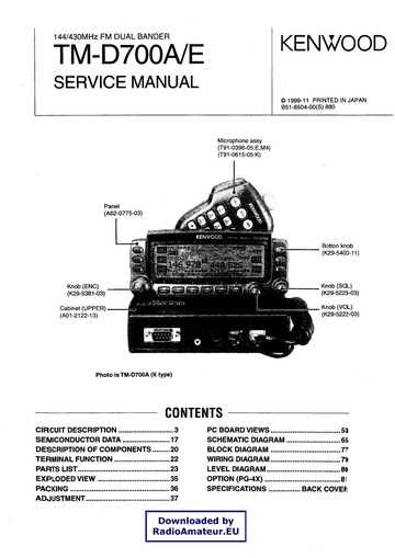 kenwood tm d710ga instruction manual