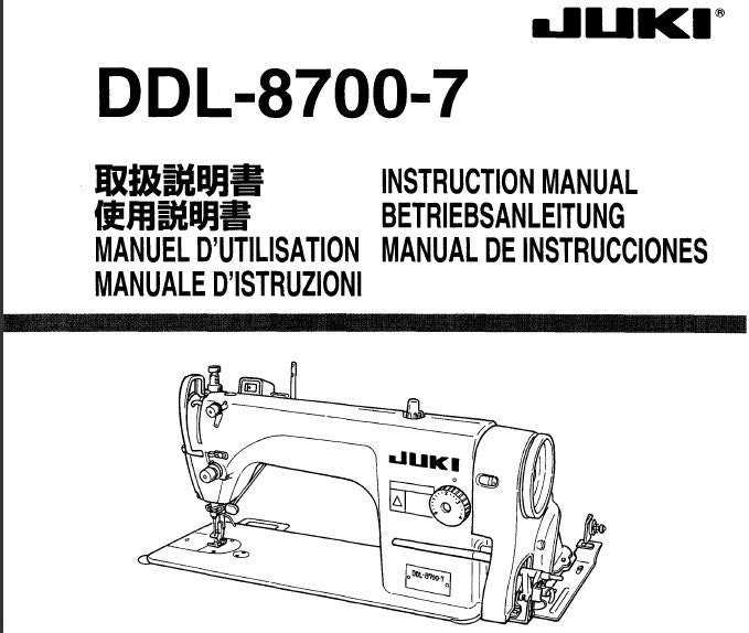 juki du 1181n instruction manual