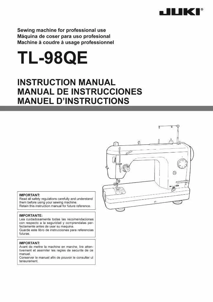 juki du 1181n instruction manual