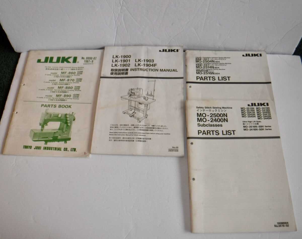 juki lk 1900 instruction manual