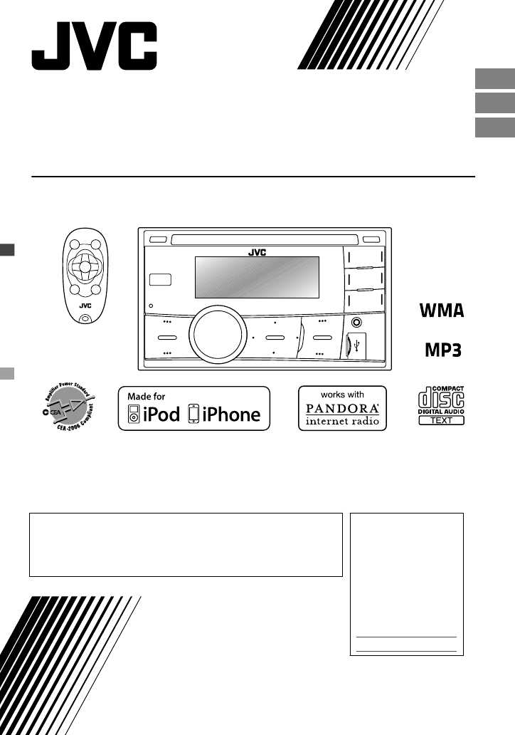 jvc kw r500 instruction manual