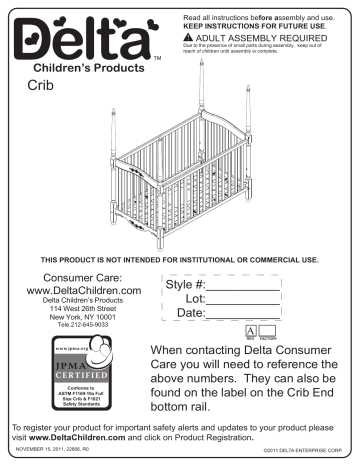 graco lauren crib manual instructions