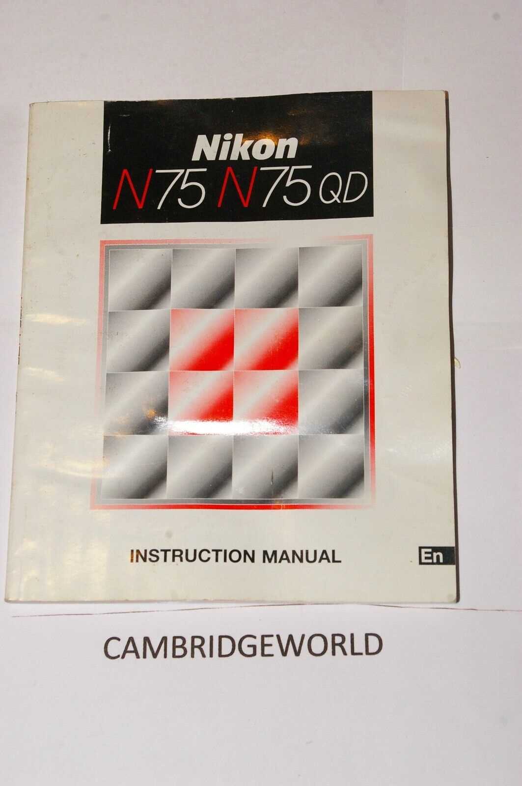 nikon n75 instruction manual