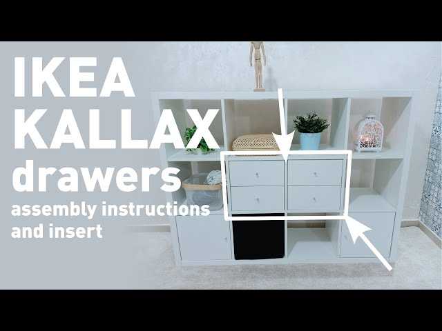 ikea kallax instruction manual