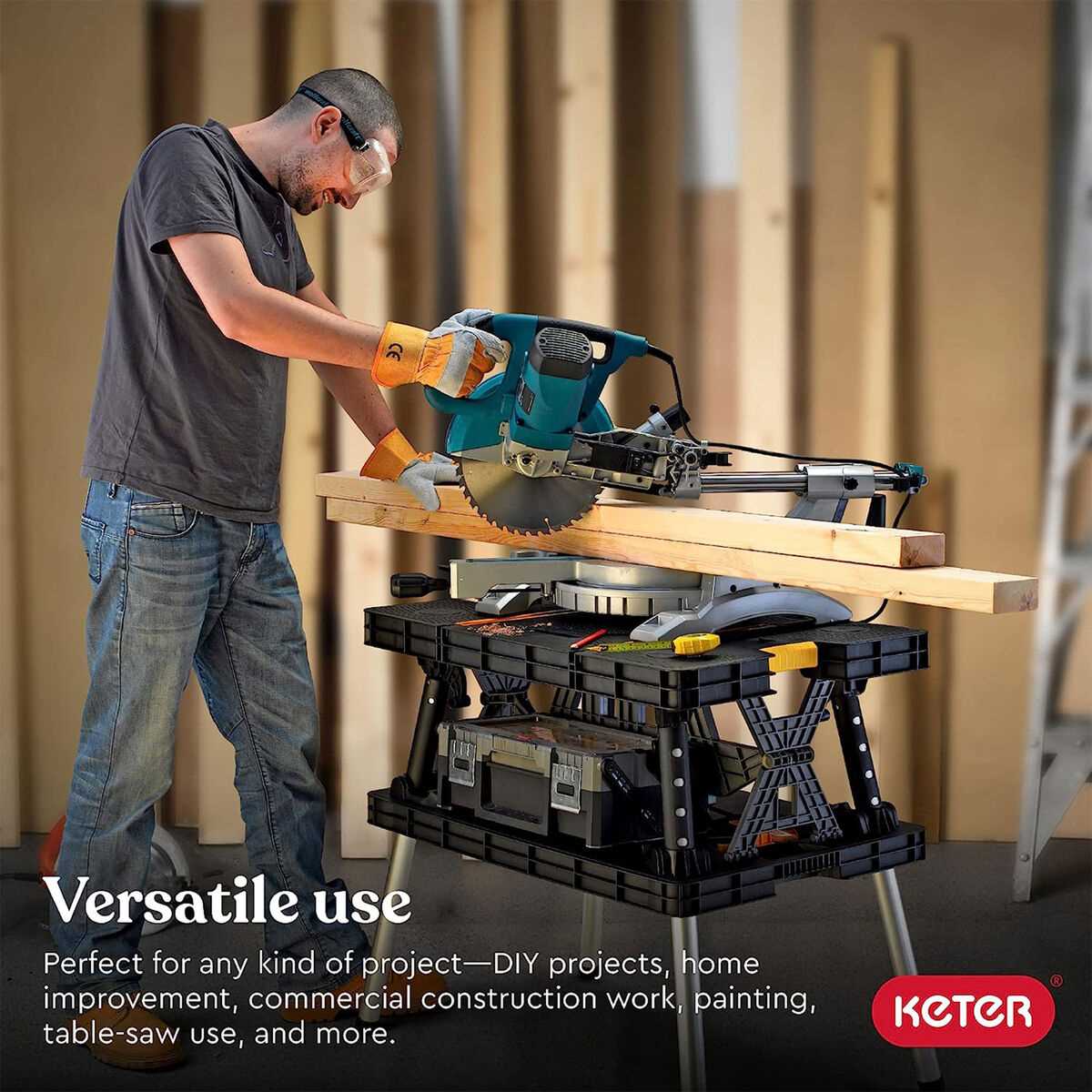 keter folding work table instruction manual