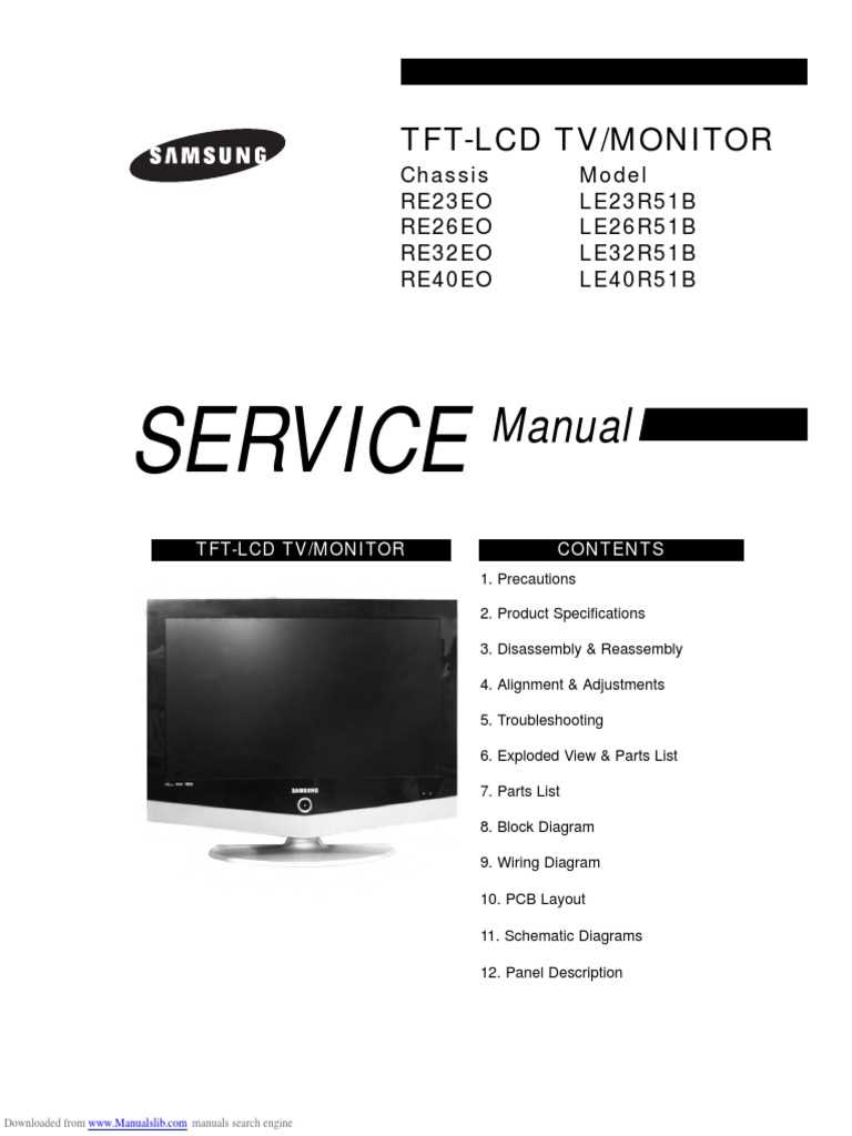 samsung lcd tv instruction manual