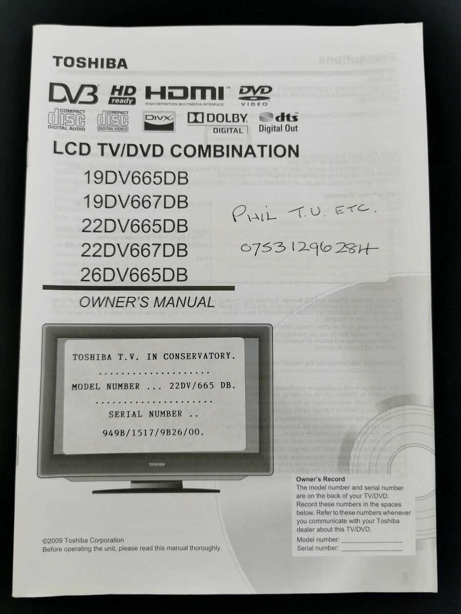 toshiba tv instructions manual