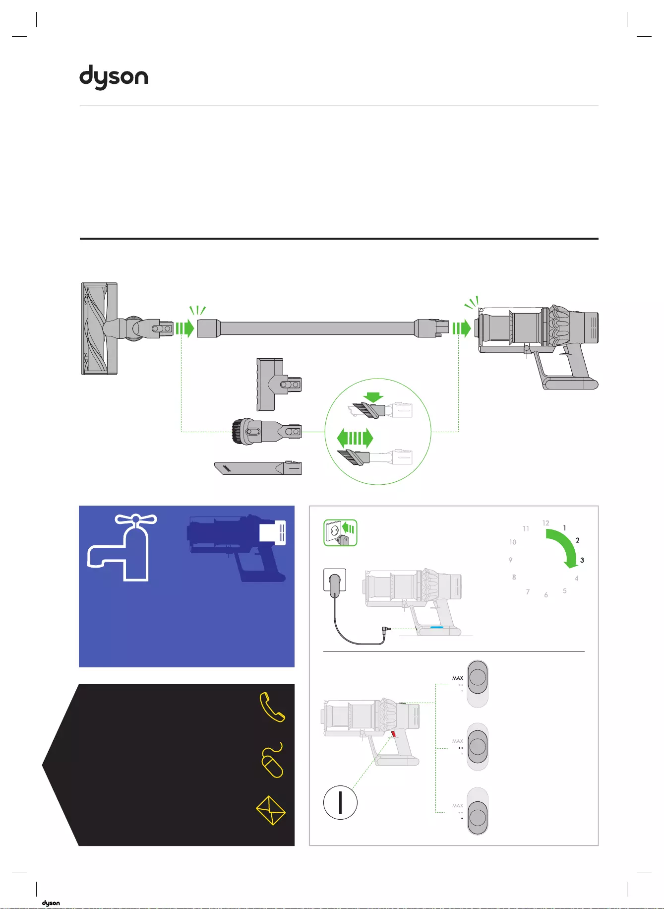 dyson v10 animal instruction manual