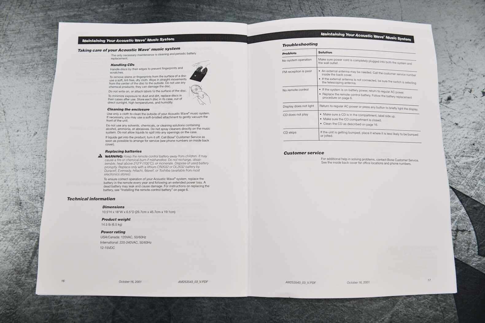 bose wave music system instruction manual