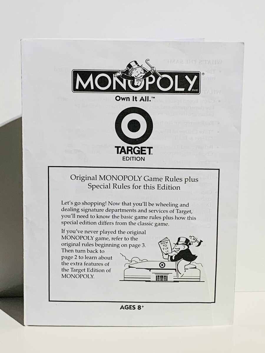 electronic monopoly instructions manual